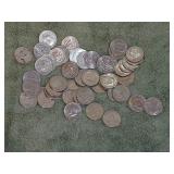 50 to Kennedy, half dollars.