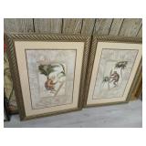 Pair of monkey art pictures 25 by 32'