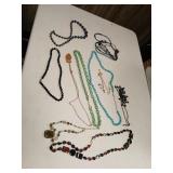 Costume jewelry necklaces