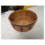 Longaberger basket 9.5 x 4 inches 2003.