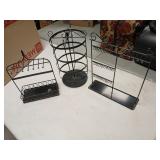 3 jewelry displays the round one rotates