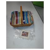 Longaberger napkin basket 2000 10.5 x 9' tall