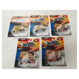 5 Hot Wheels cars mint in package 2000 NASCAR.