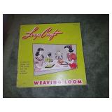 Vintage loopcraft, weaving loom black Americana