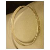 Sterling silver bracelet 1.5' inside 11 grams