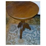 Wood table 16 x 21 tall.