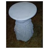 Ceramic plant stand from Mexico 18 inches tall.