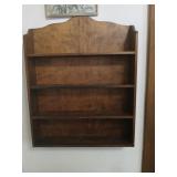 Wood what not shelf 24 x 30 tall