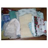 Vintage linens clothes more.