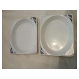 2 Continental Airlines china plates 7 x 5.5