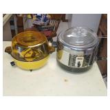 2.\n Vintage pcs, popcorn maker and A cooker.