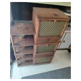 Small wood cabinet withdraws 22 inches by 33