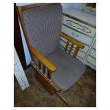 Glider, rockin' chair.