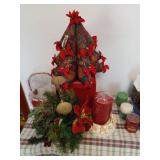 Christmas lot, candles tree and more.