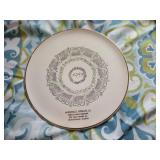 Jacksonville furniture Co 1953 calendar plate.