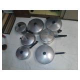 Pots and pans most have lids