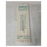 Vintage metal thermometer, darbco, Rhode Island