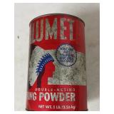 Calumet baking powder lg tin w indian 7.5' tall