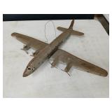 Marx? pressed steel toy airplane 27 x 22 long.