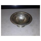 Weighted, Sterling silver compote, 6' by 2 3/4