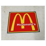 McDonald's tin Sign 10 x 8.