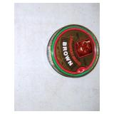 Muhammad Ali Brown shoe Polish in the tin.