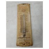 Vintage thermometer Arnett insurance, 14 x 5