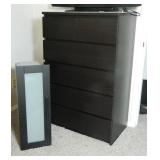 Black Dresser 5 Drawer