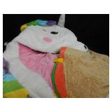 Unicorn Sleeping Bag, Taco Snuggley