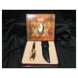 Case Knife w/ Leather Sheath in Tin Box