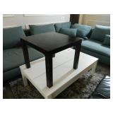 Black Parson Style End Table
