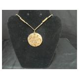 Carved Stone Asian Style Necklace