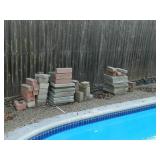 55 Various Concrete & Brick  Pavers & Stones