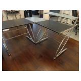 Desk - Chrome, Glass  Great Piece !