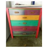 Chest Of Drawers  w/ Wood Handles