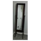 Standing Mirror w/Jewelry Storage