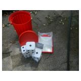 Backyard Yahtzee w/ Dry Erase Board