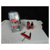 Swiss Army Knife, Flashlights, Maped Geometry Set