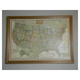 Map of USA 47X34