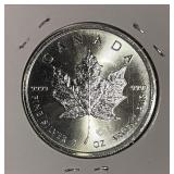 Canada Maple Leaf Troy Oz. Pure Silver 2019