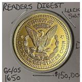Readers Digest Lucky Sweepstakes 'D' Token