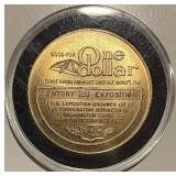 1962 Seattle Space Age Worlds Fair Token