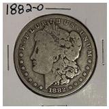 US 1882O Silver Morgan $1 - New Orleans