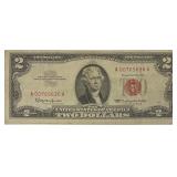 1963 $2 RED Seal US Note