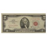 1963A $2 RED Seal US Note