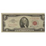 1963A $2 RED Seal US Note