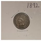 US 1892 Indian Cent