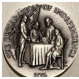 1.20 Oz. Pure Silver Medal - Declaration of Ind. 1