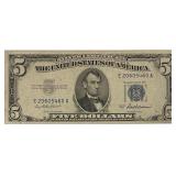 1953A $5 Silver Certificate