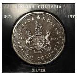 Canada 1971 British Columbia Silver Dollar